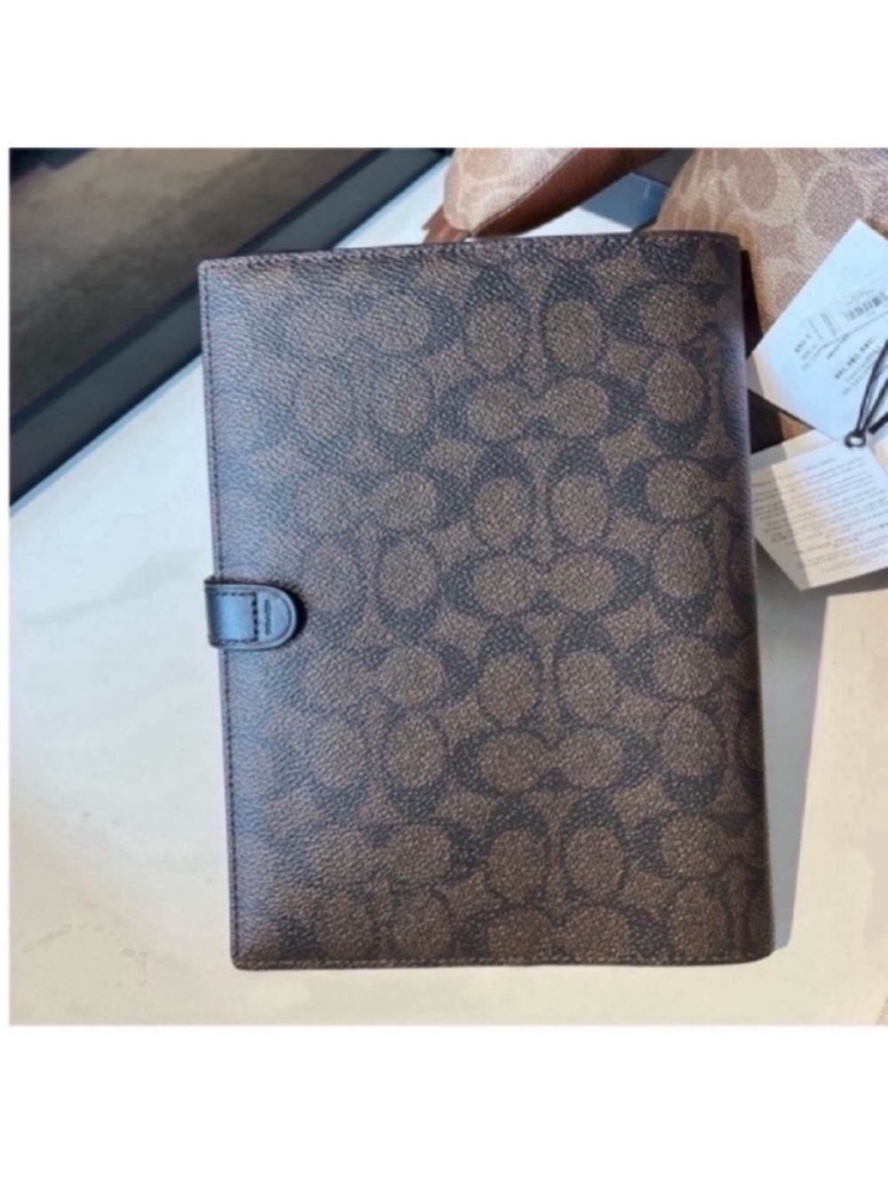 Coach Notebook In Signature Canvas - Picture 5 of 7